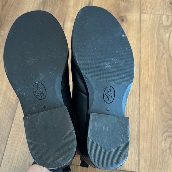 Ash Women’s Wino Ankle Bootie Black Leather Studded Rim Size 7.5 / EU 38 - Picture 8 of 9